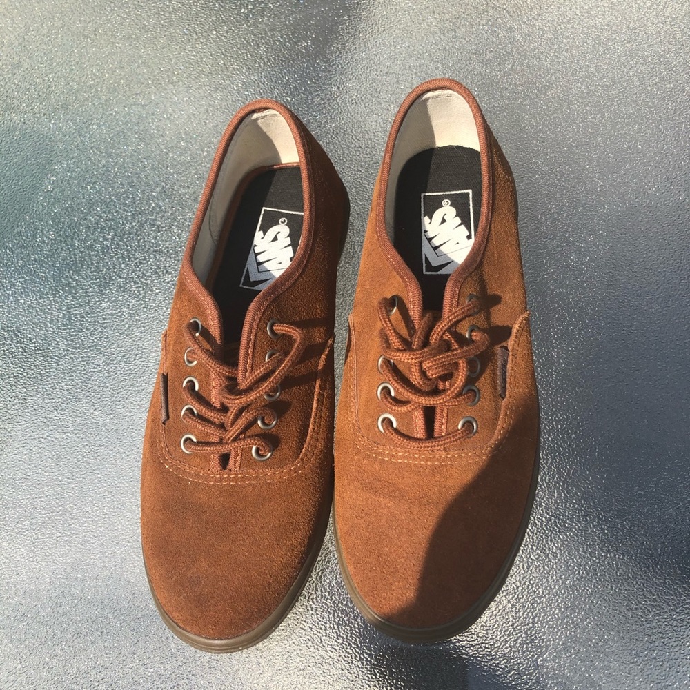 Vans shoes size 6 Carmel brown worn once
